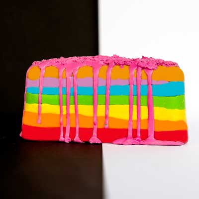 Handmade Rainbow Cake Slice Shaped Crayon – 1 Piece – Peekado